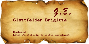 Glattfelder Brigitta névjegykártya