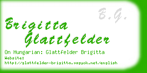 brigitta glattfelder business card